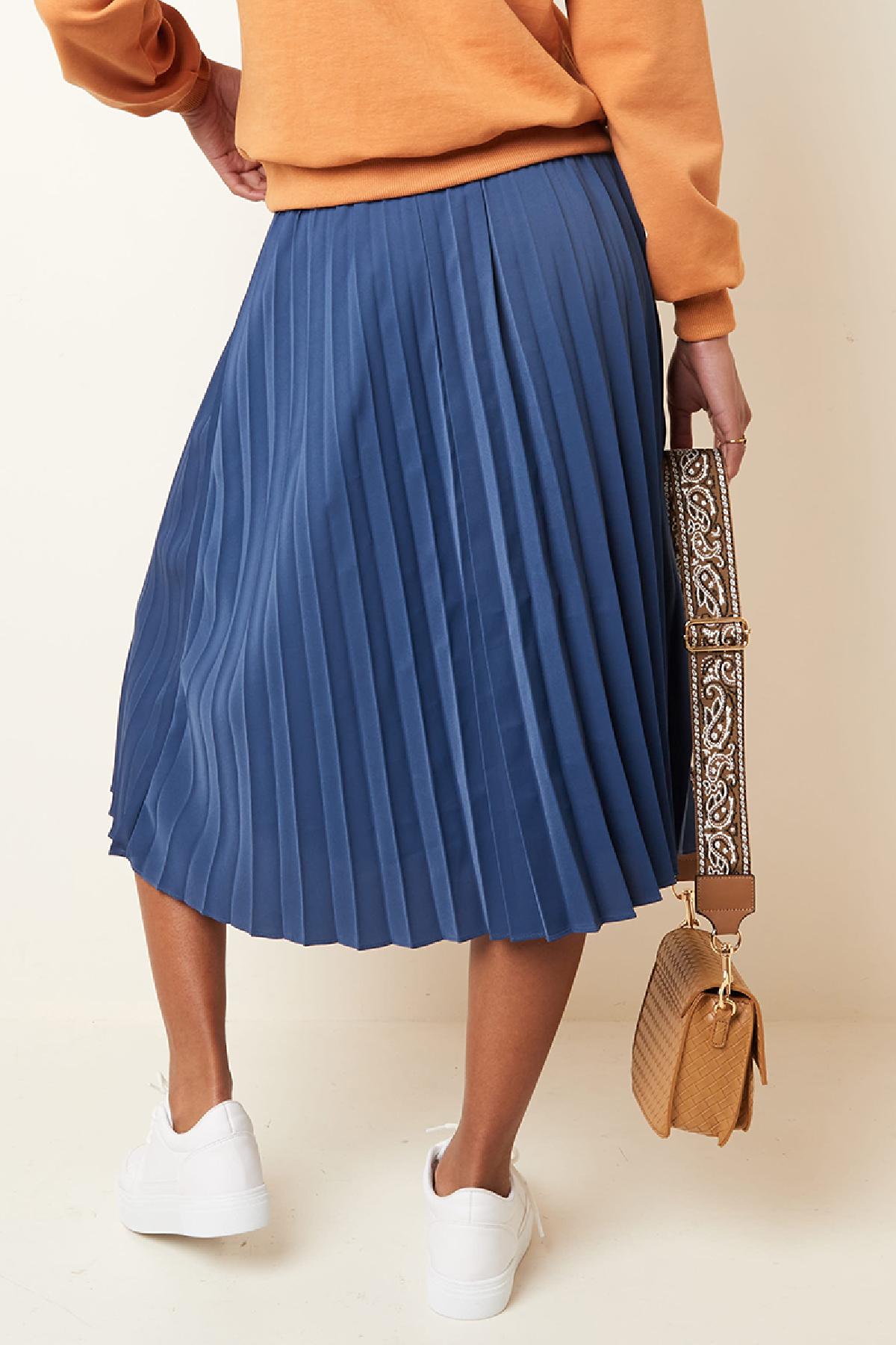 Fusta cu Pliuri - Violet-2