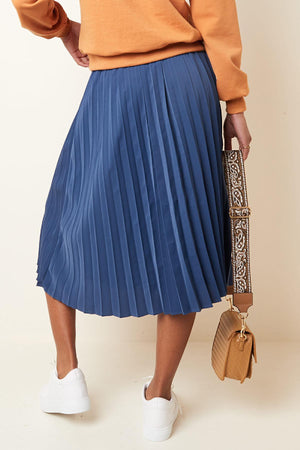 Fusta cu Pliuri - Violet-2