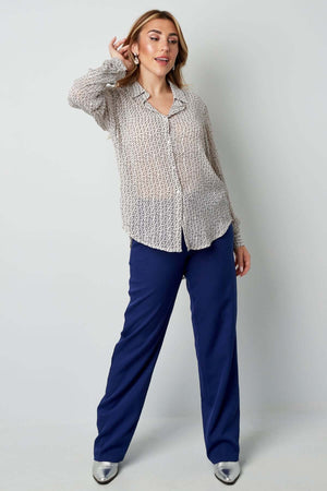 Bluza Retro Alb-Negru-4