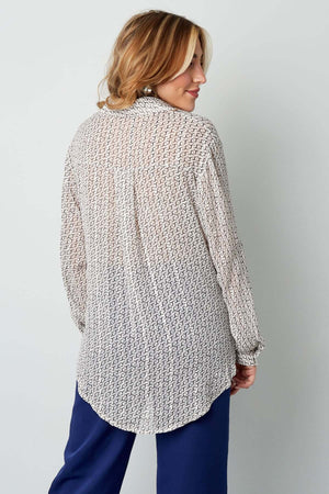 Bluza Retro Alb-Negru-2