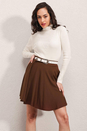 Fusta Dama Mini Evazata-4