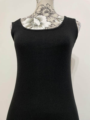 Rochie Maxi Simpla Neagra-2