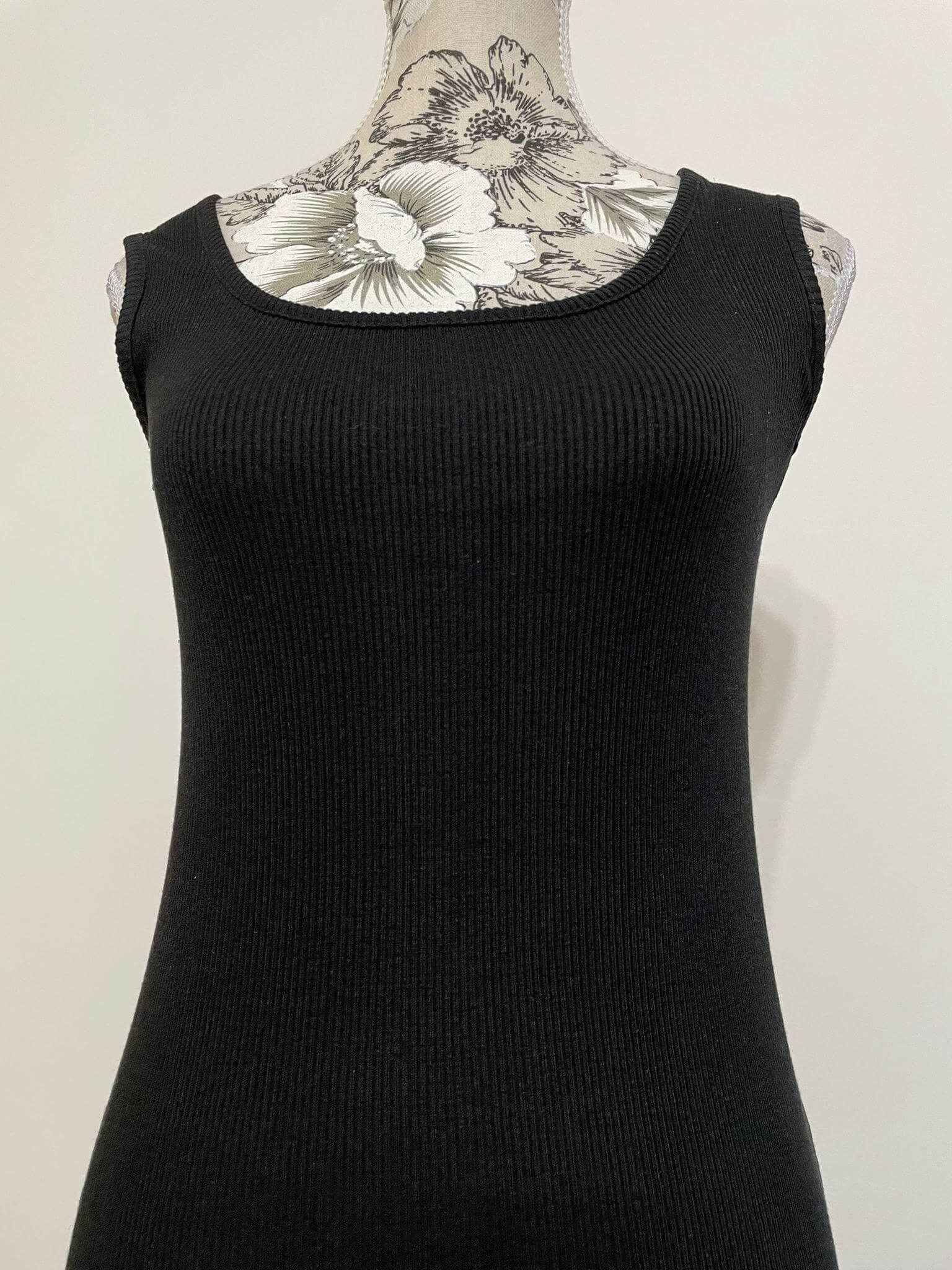 Rochie Maxi Simpla Neagra