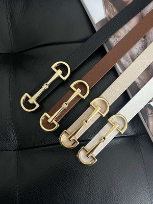 Curea Dama - Catarama Lunga - Alb, Crem, Maro, Negru-2