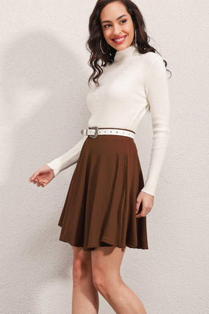 Fusta Dama Mini Evazata-5