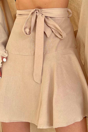 Fusta-Pantalon Dama Mini Talie Inalta-2