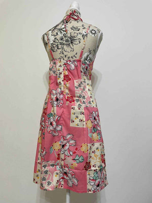 Rochita de vara - Dama - model floral - Roz