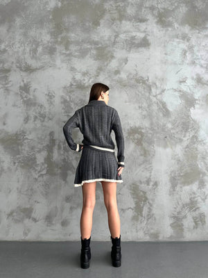 Set Dama din Lana (Fusta & Bluza)-4