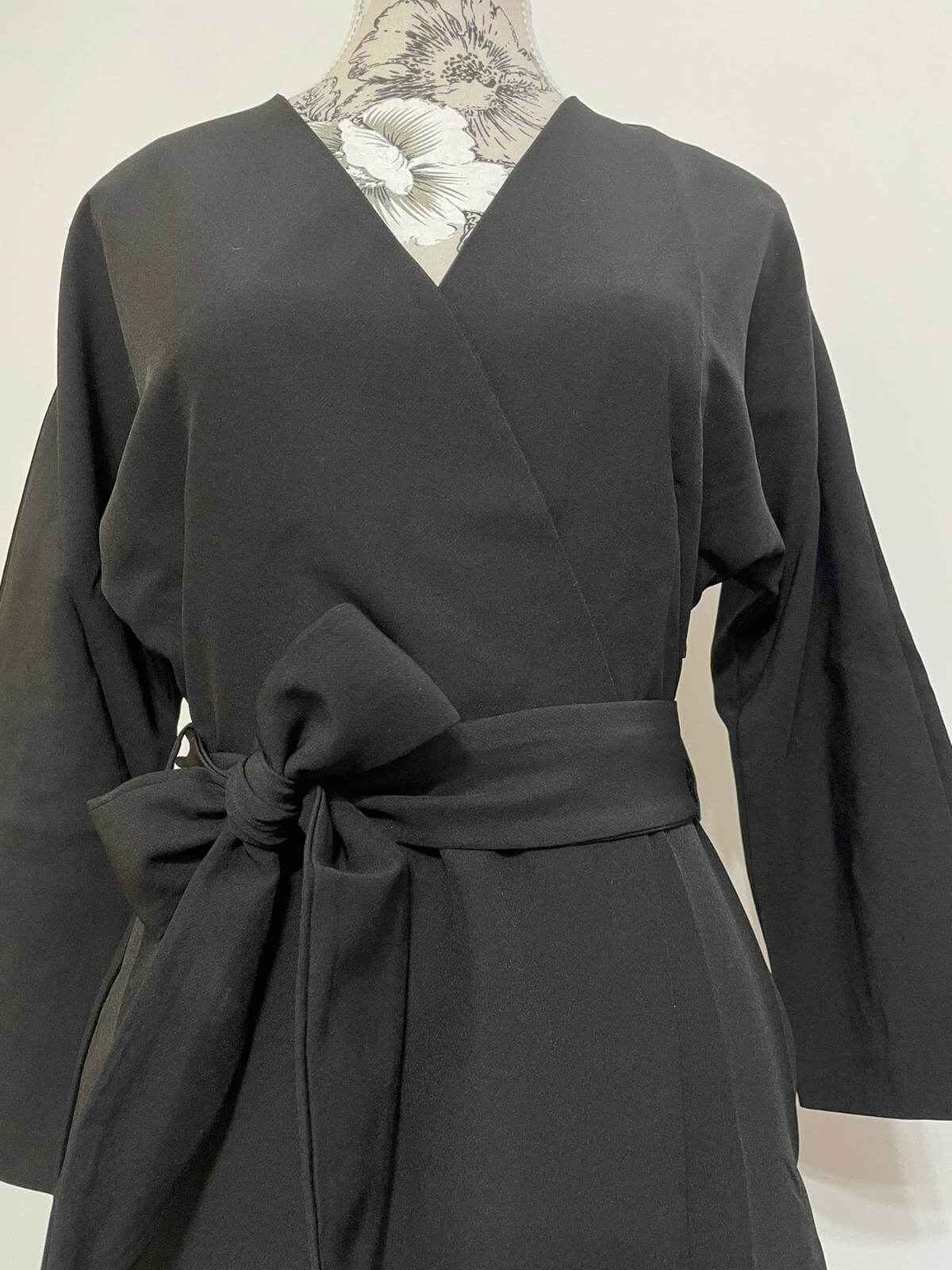 Rochie Office Satinata - Neagra