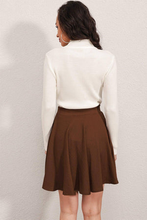 Fusta Dama Mini Evazata-3