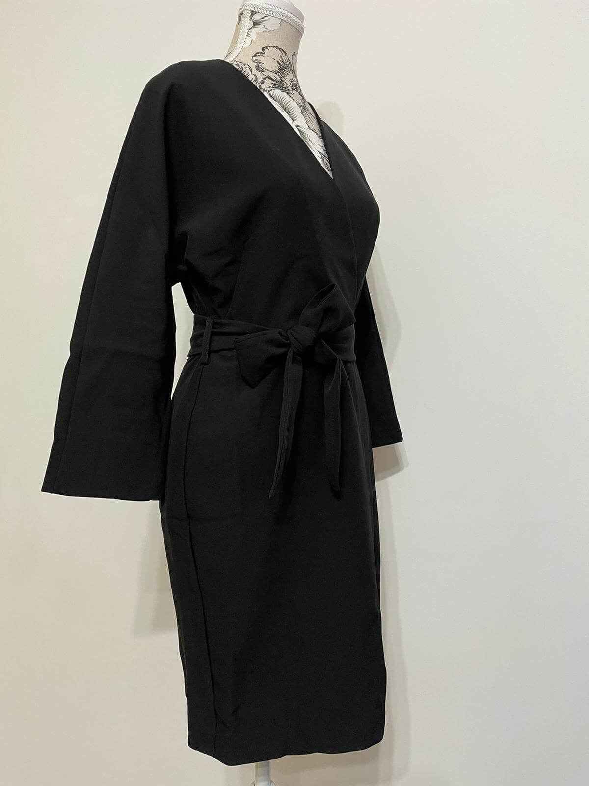 Rochie Office Satinata - Neagra