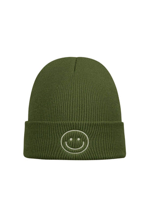 Smiley Hat - Alba, Albastra, Verde-3