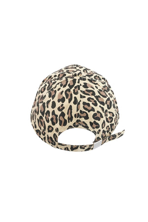 Sapca Bumbac model Animal Print - Leopard - Bej, Maro-4