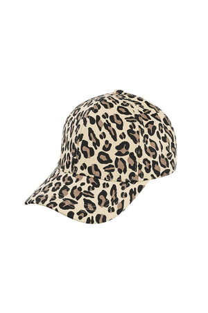 Sapca Bumbac model Animal Print - Leopard - Bej, Maro-2