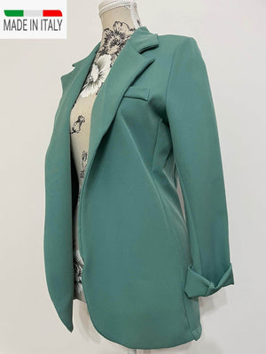 Sacou Dama Maneca 3/4 - Verde-1