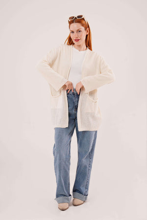 Cardigan-Lung-din-Bumbac-cu-Buzunare-3