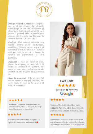 Salopeta "Alexandra", fara maneci - Alba-3