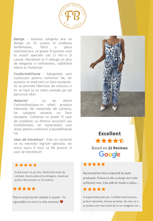 Salopeta Dama cu decolteu in V-3