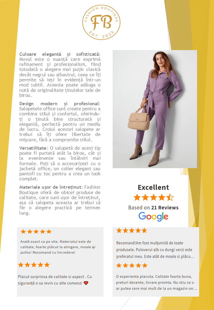 Salopeta Office Dama Mov-2