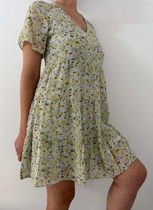 Rochie Scurta Primavara cu model Floral-3