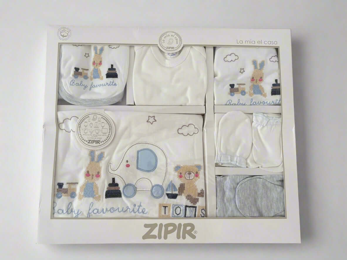 Set 10 piese nou nascuti Baietei - Dl Elefant