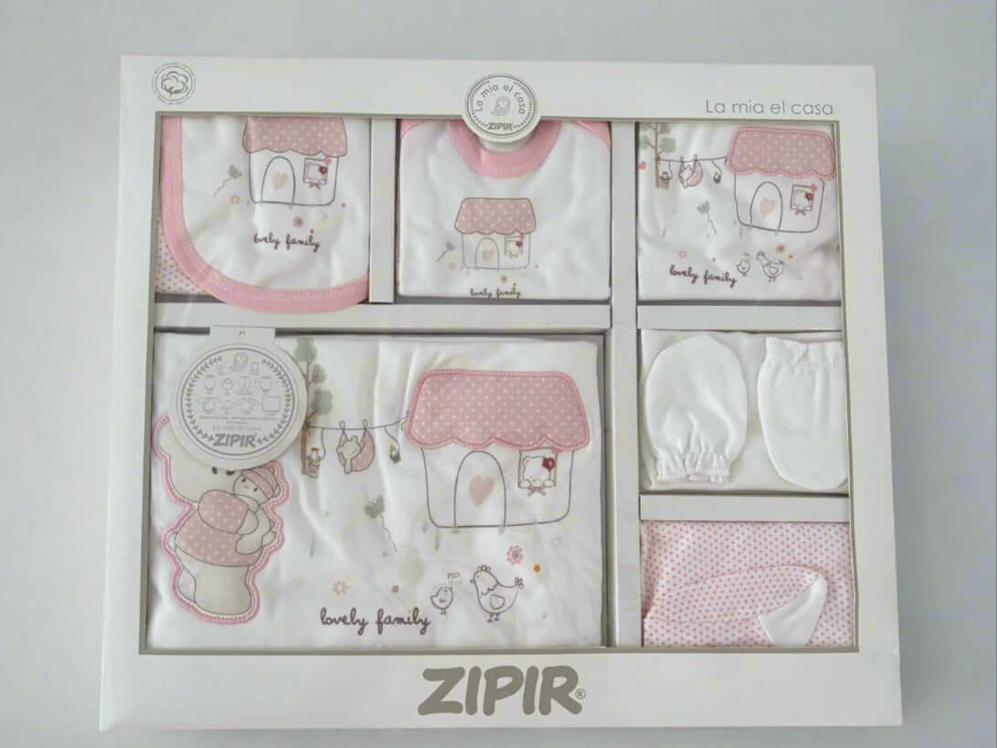 Set 10 piese nou nascuti Fetite - Casuta cu Ursuleti