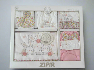 Set 10 piese nou nascuti Fetite - Iepurasi