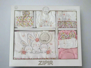 Set 10 piese nou nascuti Fetite - Iepurasi