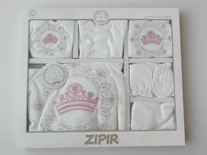 Set 10 piese nou nascuti Fetite - Printesa