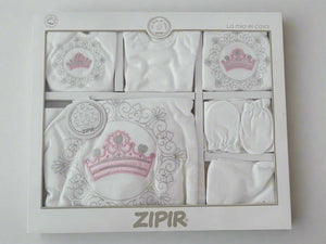 Set 10 piese nou nascuti Fetite - Printesa