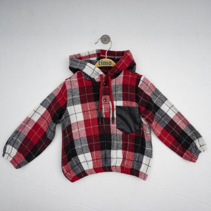 Haina Fetite Flausata cu gluga-1