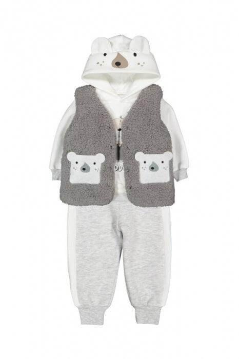 Set flausat Baietei Ursulet (3 Piese)-1