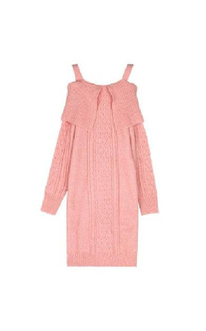 Rochie din Lana, Mini Tricotata-3