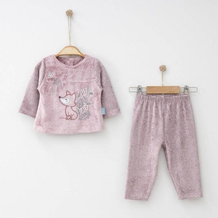 Set Fetite din 2 Piese pentru casa (Pantalon, Bluza)-1