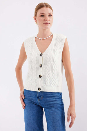 Vesta-Office-Tricot-cu-Lana-2