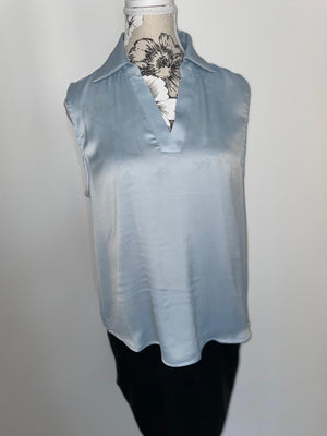 Bluza fara maneci cu decolteu in V-2