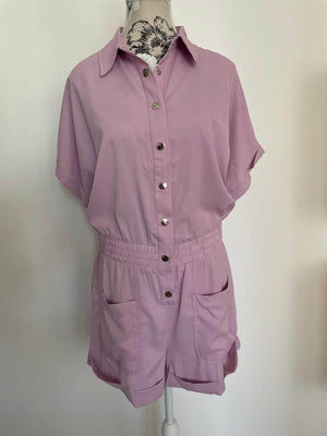 Salopeta "Andreea", cu Pantalon Scurt (Fuchsia, Lavanda, Verde)-3