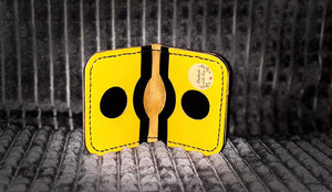 Portcard FB Quattro - Galben & Negru-3