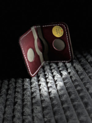 Portcard FB Quattro - Burgund & Gri-5