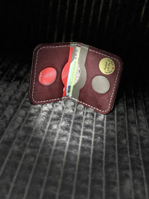 Portcard FB Quattro - Burgund & Gri-4