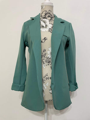 Sacou Dama Maneca 3/4 - Verde-5