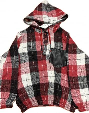 Haina Fetite Flausata cu gluga-2