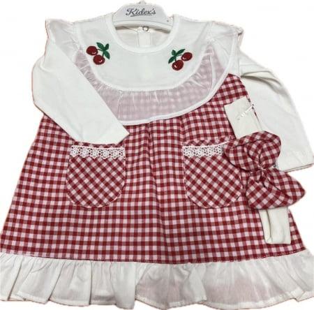 Rochita Fetite, Rosie cu Bandana 6-18 Luni-2