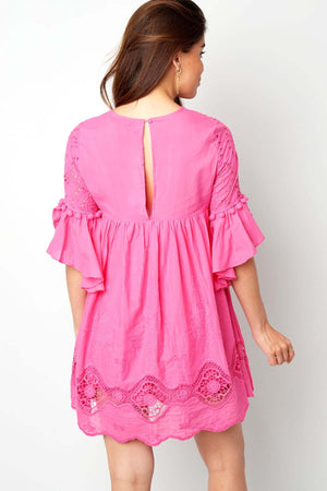 Rochie din Bumbac cu Broderie-6