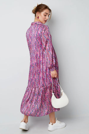 Rochie Paisley - Orange, Roz-7