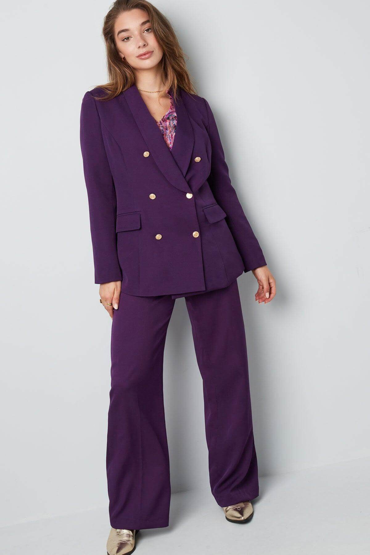 Sacou Vintage cu butoni Auriti-2