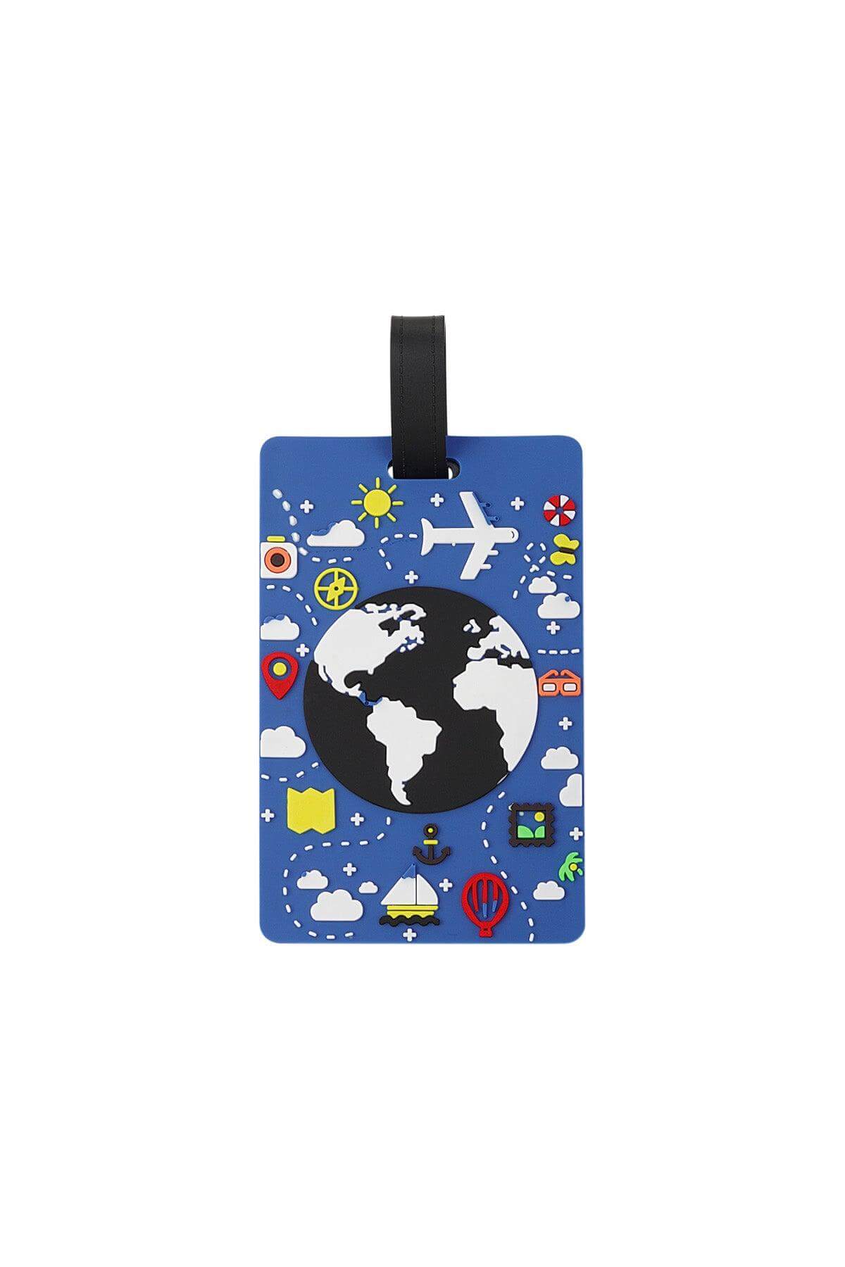 Tag Troller "Arround the World" Albastru-1