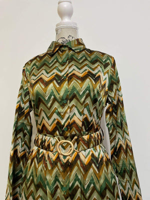 Rochie Lunga model Zig-Zag-5