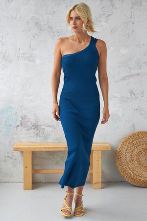Rochie Dama Office-Casual - Albastru-8