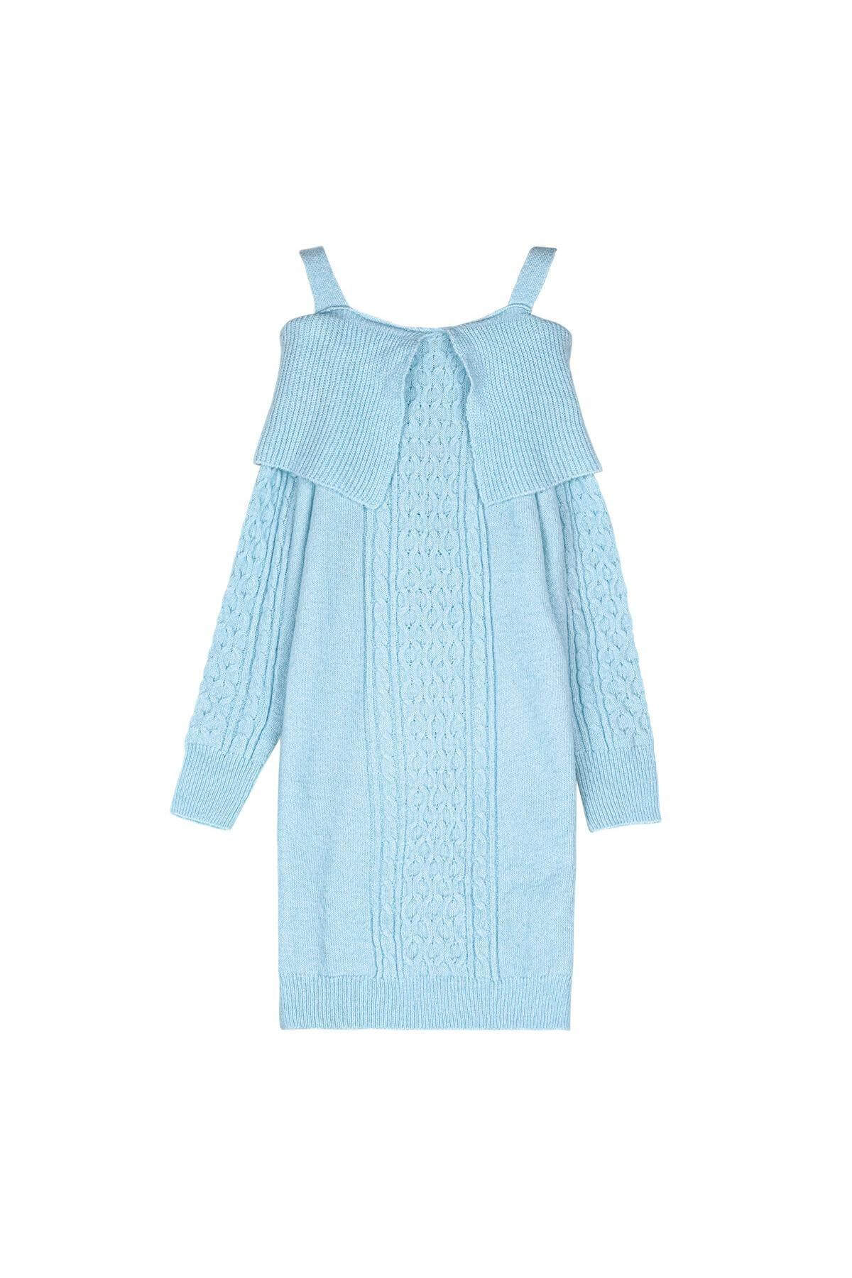 Rochie din Lana, Mini Tricotata-4